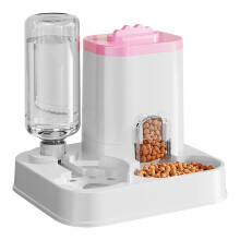 Uxgjfwu Automatic Pet Feeder and Waterer Bowl Set with 1-10L Capacity Adjustable, Elevated Dog Cat Dish for Food Hydration Easy Clean