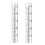 regnmätare reservrör plattbottnad glas2-pack 1