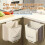 Hanging Kitchen Waste Basket Foldable Compost Bin 10L 3