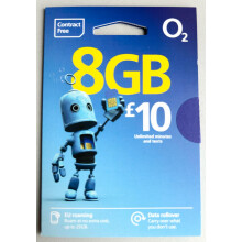 O2 Big Bundle 10 tariff SIM Card, BB10 Model, LTE Technology