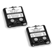 SUNDELY 2 X Battery for Motorola Radio TLKR T81 Hunter T80 T60 T50 T9 T8 T7 T6 T5 T4 T3 XT180 XTR446 IXNN4002A Walkie Talkie 800mAh 4.8V Rechargeabl