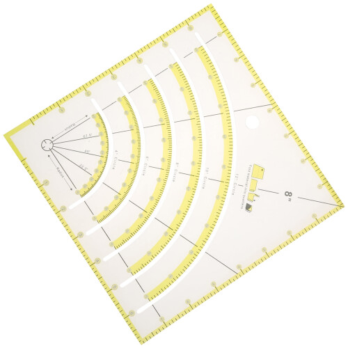 Plantilla triangular de costura para patchwork y acolchado (1 unidad)