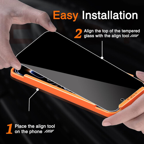 Προστατευτικό οθόνης απορρήτου για iPhone17Pro Max6.9" 3 τεμάχια 2