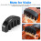 Rubber Mute silencer 4/4 Violin Fiddle slight Practice Black 2