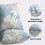 Kustöverdrag med blått strandtema, 45x45 cm, 2-pack 5