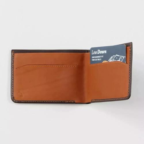 Bellroy Slim Wallet Low Down Java Brown Leather US dollars 1