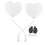2 Pack Motorcycle Mirrors Convex Mirrors Side View Mirrors Featuring Adjustable Angles for Scooters and Bikes 5