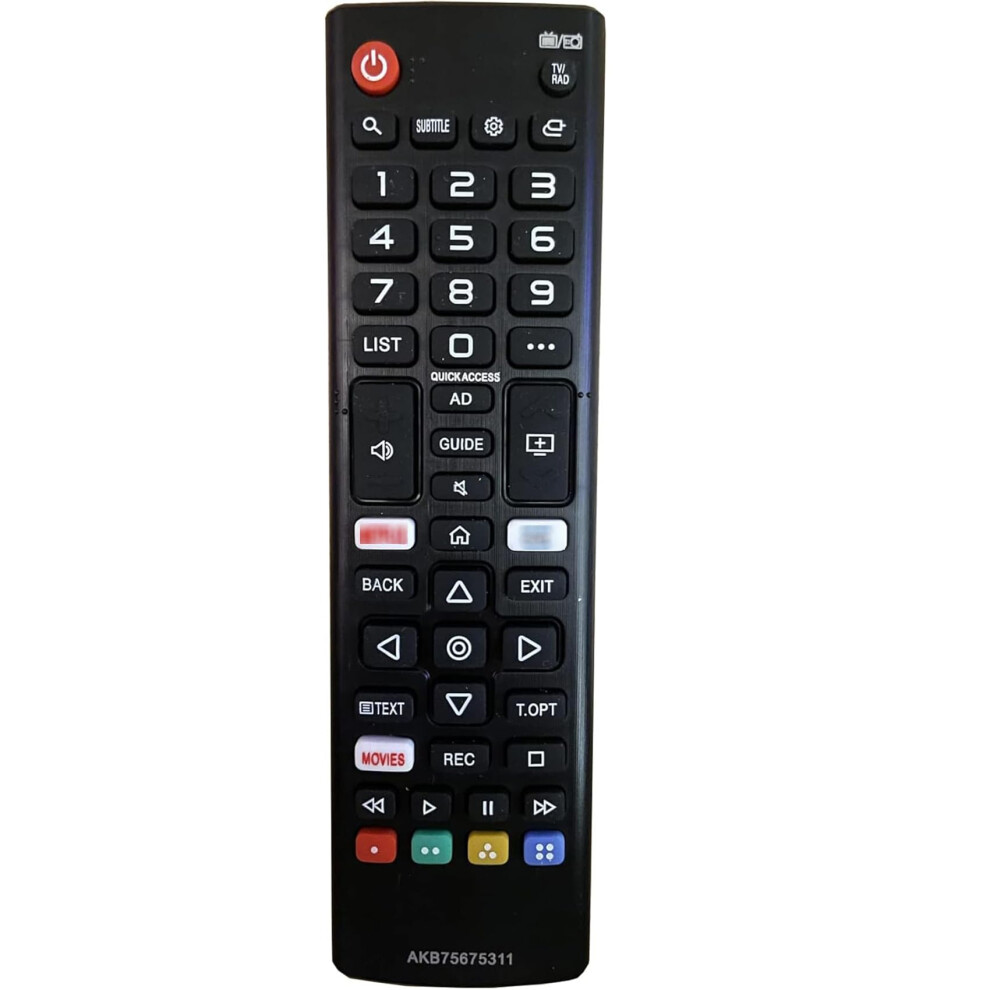 Replacement Akb75675311 Remote Control For Lg Tv Remote Smart Led Tvs - No Setup Required 5001073605128
