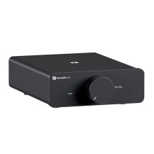 Fosi Audio V3 300W Class D Stereo Power Amplifier, TPA3255 Chip HiFi Audio Amplifier for Home Theater and Bookshelf Speakers, Compact Design with Adv