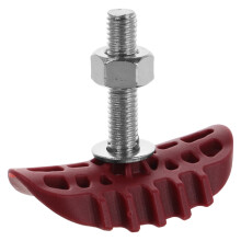 Motorbike Lock Motorcycle Rim Lock Red Stainless Steel 1Set