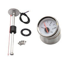 Fuel Water Level Sensor With Water Level Gauge 52mm Water Tank Indicator 0-190ohm For Boat Car 9-32V,Easy to Install