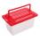 Fish Tanks Red Plastic for Pet Care 1Pcs 7