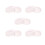 10 pcs Small round transparent plastic coin capsules box 20mm 1
