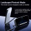 Carregador de celular lateral com suporte e apoio invisíveis. 3