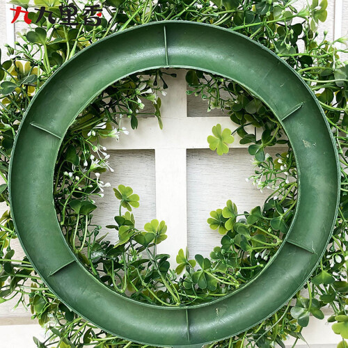 St. Patrick's Day Shamrock Wreath 15.75 in 2