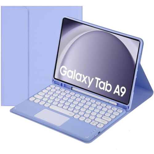 Capa com teclado para Samsung Galaxy Tab A9 8.7 polegadas (2023)