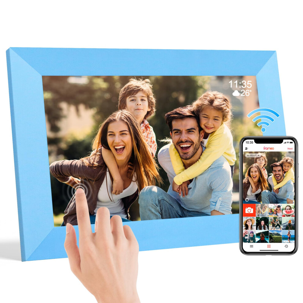 Tsitsc 10.1 Inch Digital Picture Frame, Wifi Digital Photo Frame, 1280 * 800 Ips Touch Screen Hd Display Digital Frame Built In 32Gb Memory, Auto-Rot 70561821