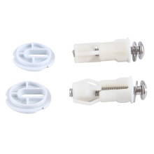 Toilet Hinges Screws WC Hole Fixing Easy Installation 2 Pack