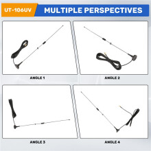 UT-106UV walkie talkie antenna DIAMOND SMA-F UT106 for HAM Radio  UV-5R BF-888S UV-82 UV-5RE long antenna