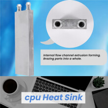 Aluminum alloy CPU Radiator 40x120mm Water Cooling Block Liquid Water Cooler Heat Sink for PC Laptop