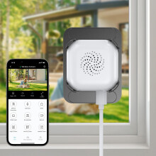 ANYQOO Security Camera, 3MP 2K Indoor Camera, 2.4GHz & 5GHz WiFi Window Camera for Home, Color Night Vision, Motion Detection, 24/7 Recording, Easy I