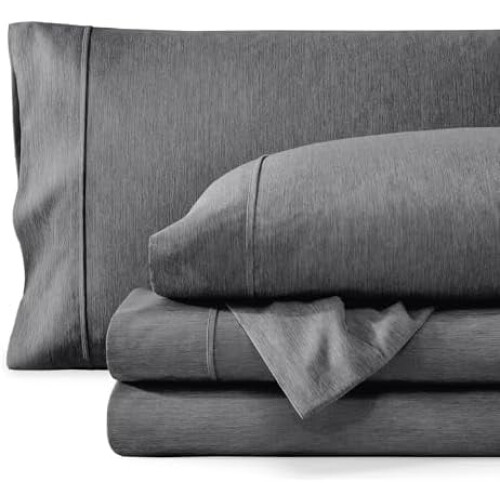 Queen Sheet Set – Double-Brushed Microfiber, 4-Piece,