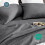 Queen Sheet Set – Double-Brushed Microfiber, 4-Piece, 5