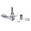 Fleur Tuning Pegs / Strings for Stratocaster / Tele / Acoustic Guitar 6L Silver 2