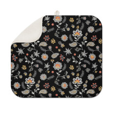 Tapete escurridor de cocina Pioneer Flower con estampado floral (1 unidad), microfibra ultra absorbente, 40,6 x 45,7 cm (16" x 18").