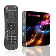 Android tv box,X14 MAX smart tv box Android 14.0 4GB RAM 64GB ROM RK3528 Quad-Core 64bit Cortex-A53 Mali 450 MP2 GPU Support 8K 3D 1080P 2.4/5.0GHz W