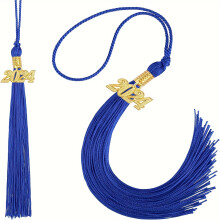 2 borlas grandes de estilo vintage para graduación – Compatibles con birretes de graduación de 2024, decoración para fiestas y ceremonias.