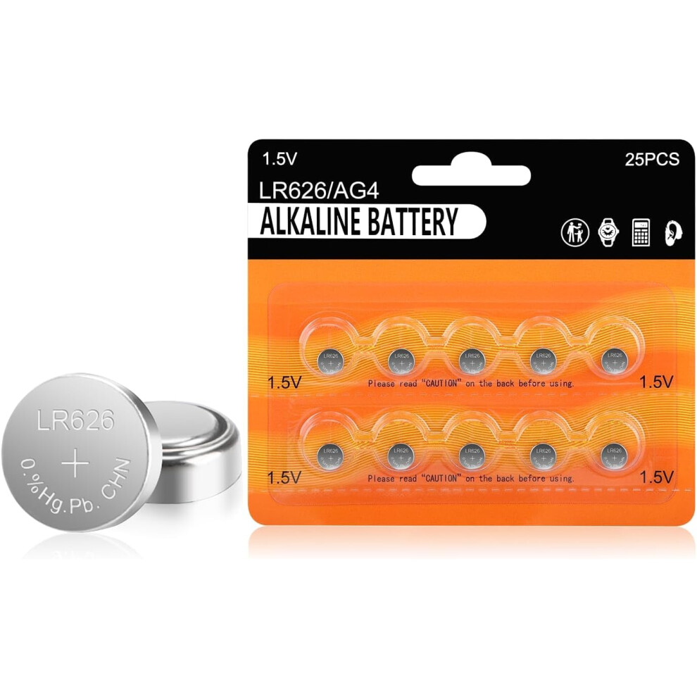 10 Pcs Sr626sw 377 Ag4 Lr626/L626 1.5V Button Cell Watch Batteries 70417975