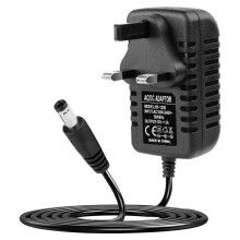12V 2A Power Supply Adapter for LED Strips Lights, CCTV Camera, Monitor, LCD Wireless Router, 24W UK Plug Wall Charger with 5.5mm X 2.5mm Jack, Power