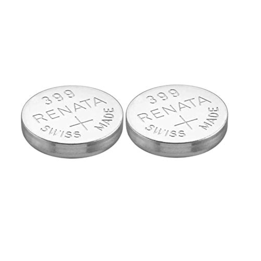 2 X Renata Battery 399 Sr927w 1.55V Swiss Made Silver 5000976612363