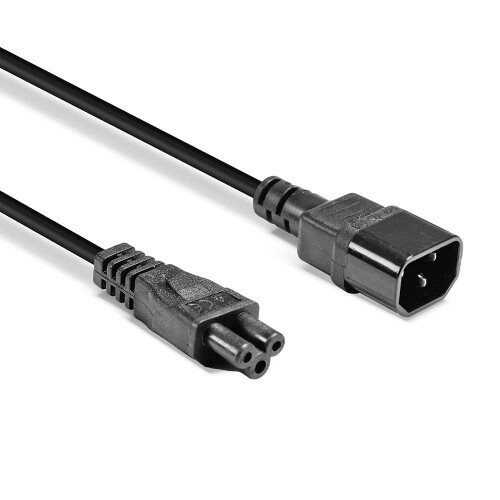 Lindy 2m IEC C14 to IEC C5 Cloverleaf Extension Cable 2