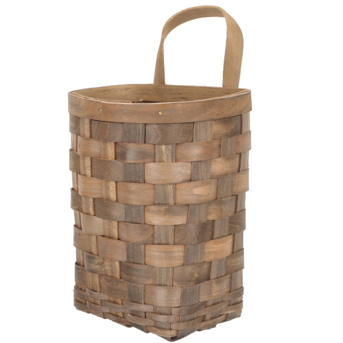 Wicker Hanging Wall Basket Decor Kitchen Storage Flower Housewarming Gift