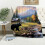 Blanket Soft Fluffy Throw for Sofa Bed Forest Black Bears 1