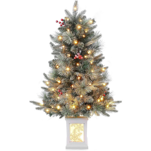 3 ft Pre-lit Christmas Tree with LED Lights