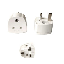 TopE 2 Packs India to UK Tourist Adaptor Converter Mains Plug, 5 Amp Fuse, Pure Coper Wire
