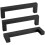 Black Square Bar Cabinet Pulls Stainless Steel 4in 2-Pack 1