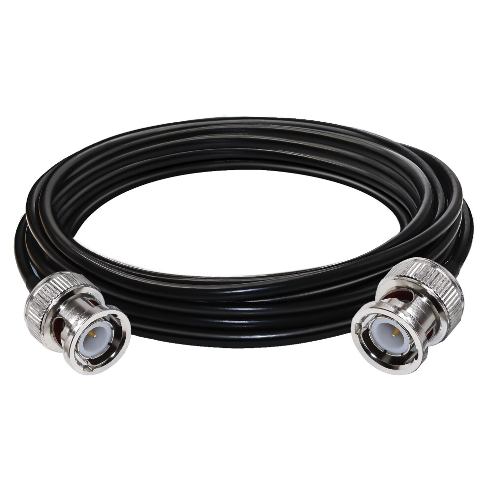 Tuolnk Bnc Cable Rg58 Extension Cable Bnc Male To Bnc Male Jumper Low Loss 50 Ohm Cb Radio Coax Cable 16.4Ft(5M) Bnc Wifi Antenna Coaxial Cable For T 32739152