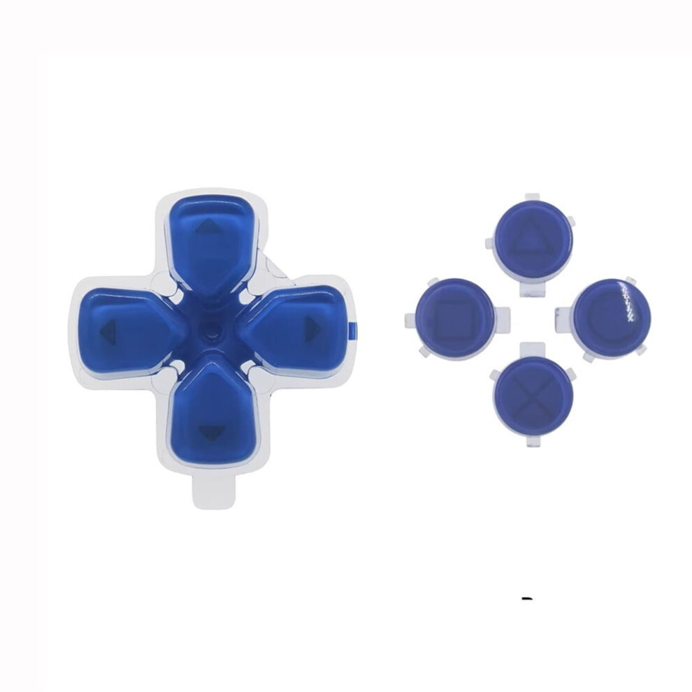 Ps5 Dualsense Crystal Buttons Set - Transparent Replacement 9377112891071