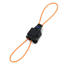 QWORK 1 Set Automotive Fiber Optic Loop Bypass Female Adapter For Radio And Audio