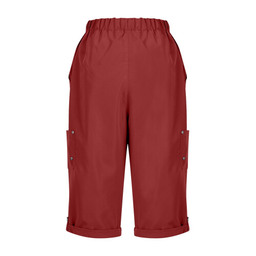 Γυναικείο παντελόνι Cargo 7/8 - Ελαφρύ Twill, με κορδόνι στη μέση, πολλαπλές τσέπες, 2