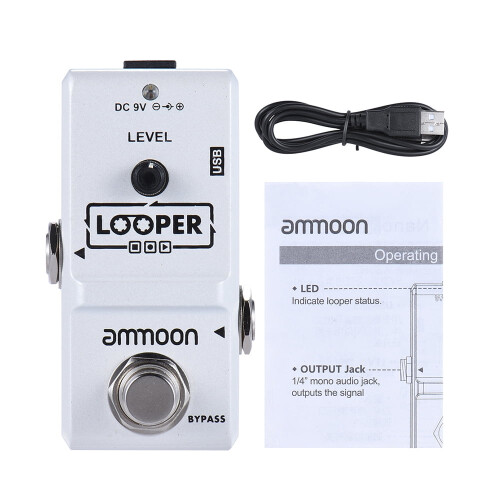 Πεντάλ ηλεκτρικής κιθάρας AP-09Nano Series Looper Effect με True Bypass, απεριόριστα Overdubs, 10λεπτη 1