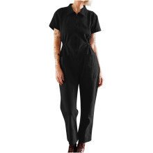 Tute intere Lulshou da donna, tuta intera casual da donna con vita plissettata e cerniera, pantaloni da tuta da donna, tute intere e salopette, XXL
