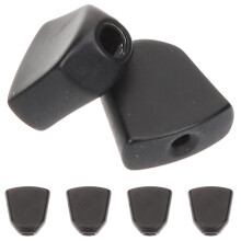 OUNONA Kleine Gitaarstemknoppen Elektrische Kop Knoppen Clip Knoppen Pins Zwart