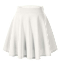 Gonne da donna estive alla moda, tinta unita, basic, versatili, elasticizzate, svasate, a pieghe, minigonne