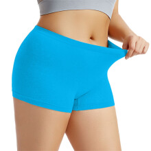 Boxeri pentru femei, lenjerie intimă, fără sudură, acoperire completă, pantaloni scurți moi și elastici