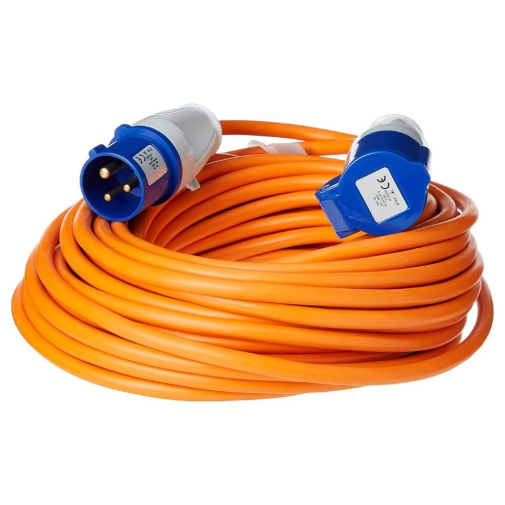 Connexion 10M 15M 25M Caravan & Camping Electric Hook Up Cable Â 16A 240V Heavy-Duty Mains Extension Lead, Camping Hook Up Power Cable For Caravans, 89864456